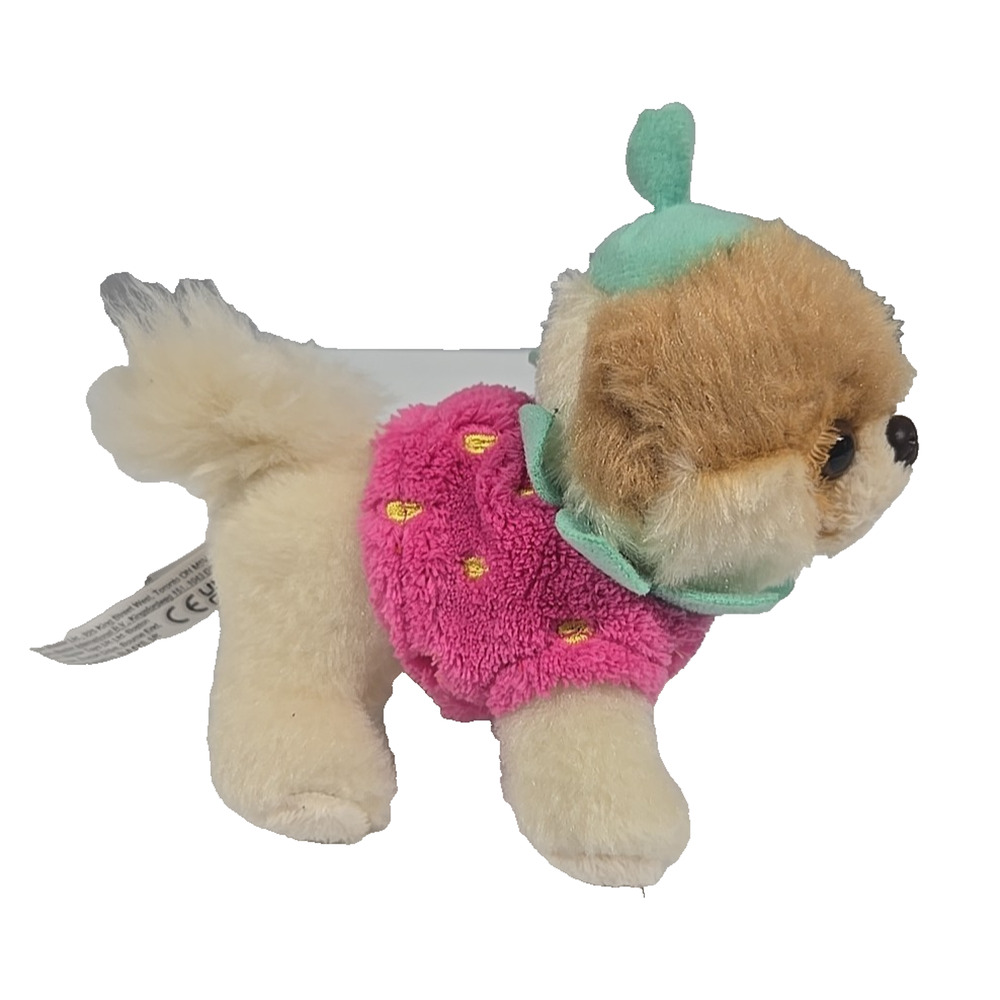 Gund Itty Bitty Boo Pomeranian Strawberry Worlds Cutest Dog Stuffed Plush 5 Inch - Picture 3 of 10
